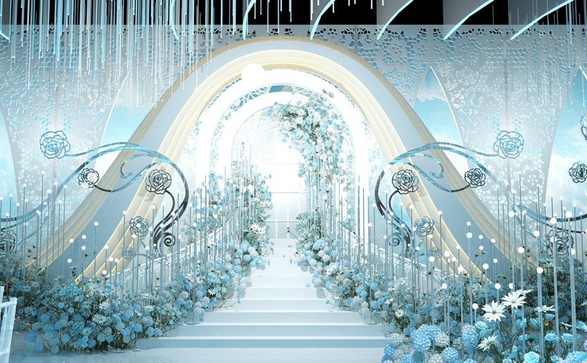 抚顺釡香烙馍村水晶厅效果展示